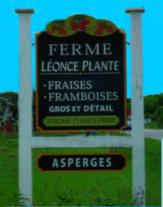 Ferme Léonce Plante - Sign