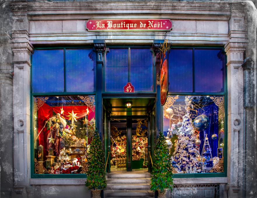 La Boutique de Noël de Québec - facade