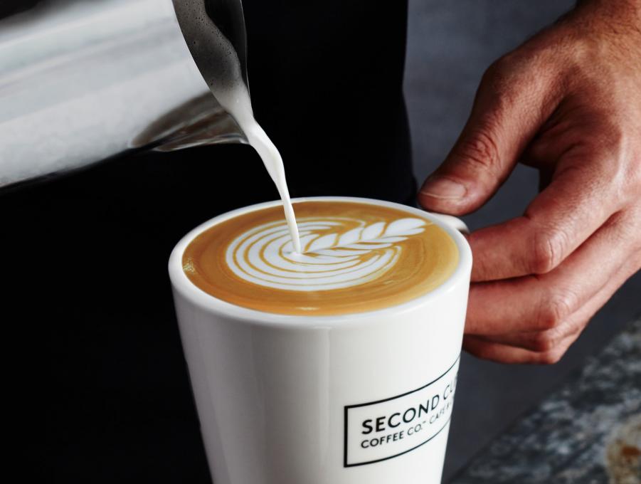 Second Cup d'Youville - latte art