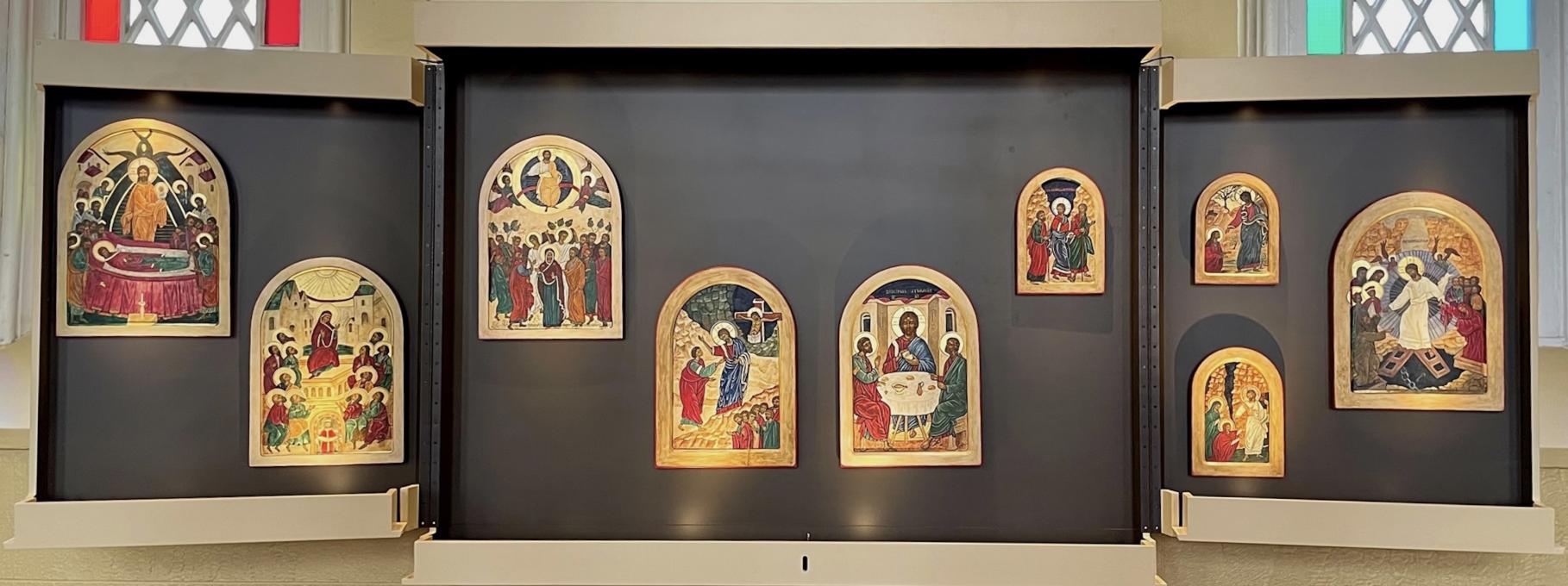 Exposition Parolicône - The icons of the 3rd triptych