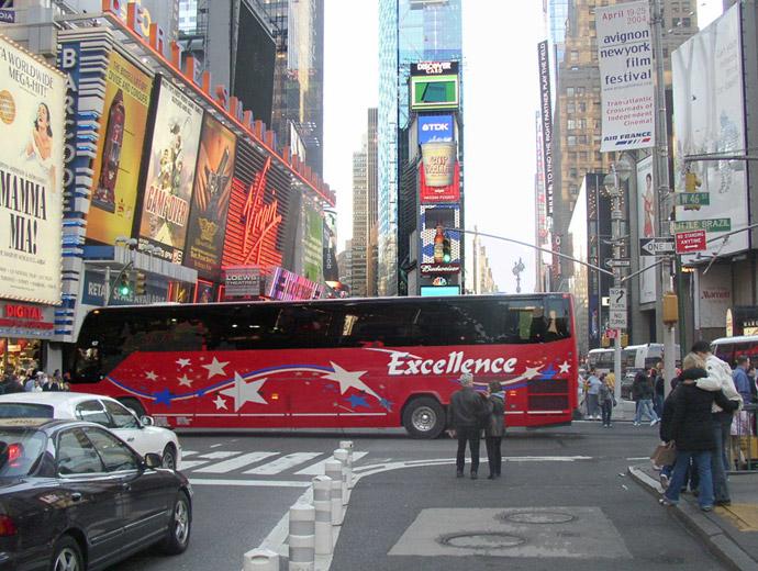 Autocar Excellence - Dans les rues de New-York