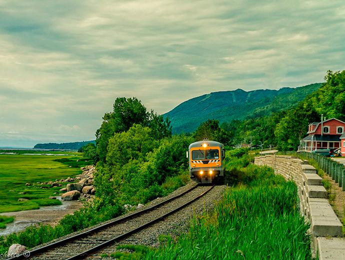 Train de Charlevoix - Magnificent landscape!