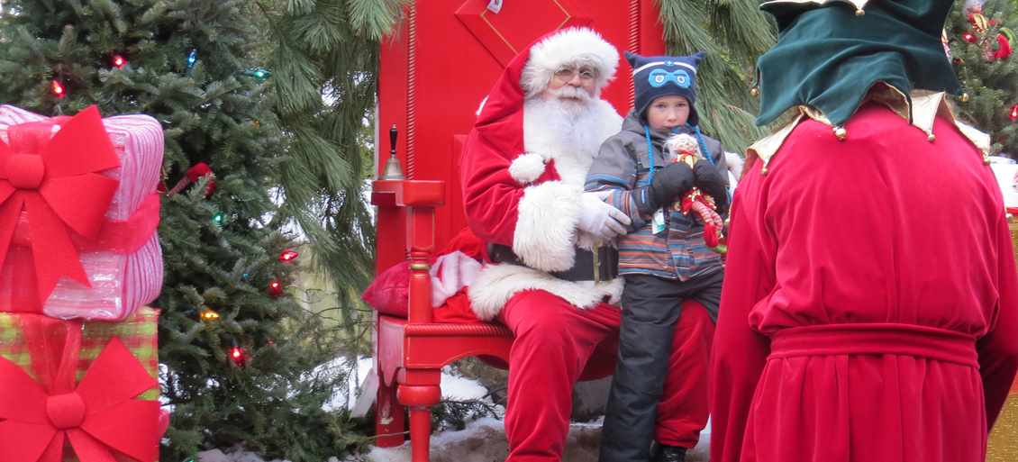 Père Noël dans le Quartier Petit Champlain | Crédit :  Quartier Petit Champlain